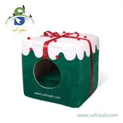 جای خواب سگ و گربه مدل جعبه کادویی (سایز L) جیمبو - فروشگاه اینترنتی سفیرآب