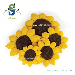 تشک سگ و گربه و جوندگان مدل گل آفتابگردان (پک 5 عددی) جیمبو