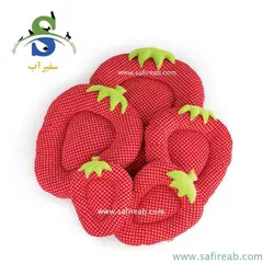 تشک سگ و گربه و جوندگان مدل توت فرنگی (پک 5 عددی) جیمبو