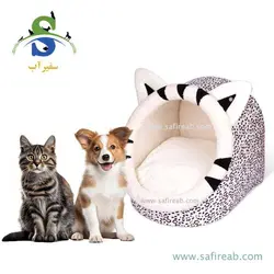 جای خواب سگ و گربه مدل پلنگ برفی (سایز L) جیمبو
