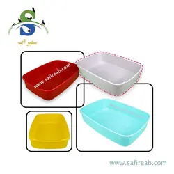 ظرف خاک بدون لبه گربه دنیل - فروشگاه اینترنتی سفیرآب