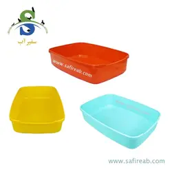 ظرف خاک بدون لبه گربه دنیل - فروشگاه اینترنتی سفیرآب