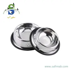 ظرف تمام استیل کلاسیک سگ و گربه چانگ لیر - فروشگاه اینترنتی سفیرآب
