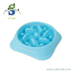 ظرف آرام خور طرح گلبرگ سگ و گربه چانگ لیر - فروشگاه اینترنتی سفیرآب