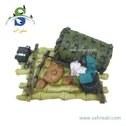 دکوری آکواریوم طرح سبد