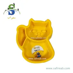 ظرف آب و غذا مدل گربه سگ و گربه زاریکس - فروشگاه اینترنتی سفیرآب