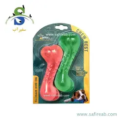 اسباب بازی دندانی طرح استخوان سگ (پک 2 عددی) زاریکس
