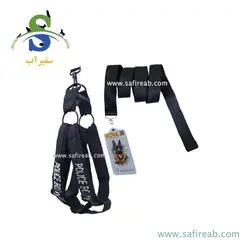 قلاده کتفی مشکی سگ مدل پلیس بادی گارد (سایز L)