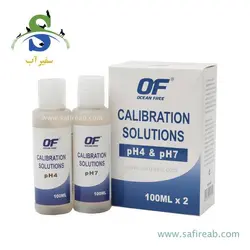محلول کالیبراسیون PH4 و PH7 اوشن فری-am048