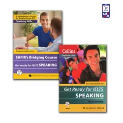 پک کتاب Collins Get Ready for IELTS Speaking و SAFIR's Bridging Course