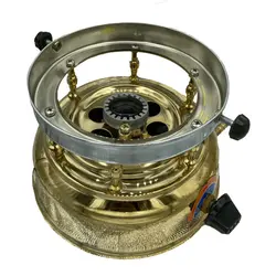 سماور راشا مدل مشکی طلایی