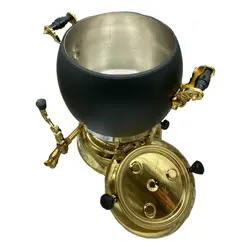 سماور راشا مدل مشکی طلایی