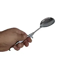 قاشق آجیل خوری استیل پایه دار
