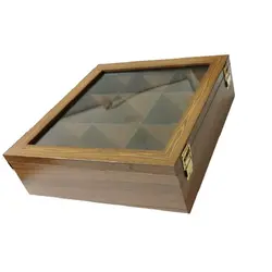 جعبه تی بگ چوبی 9 خانه مدل3030
