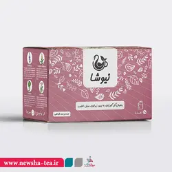 دمنوش گل گاوزبان و به لیمو و زیرفون و سنبل الطیب کیسه ای نیوشا