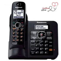 گوشی تلفن بی سیم پاناسونیک مدل KX-TG3821BX - سلامت سازان