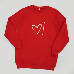 تونیک زنانه طرح قلب جنس پنبه دورس | فروشگاه سلام مامانی