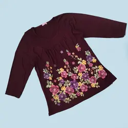 خرید و قیمت تونیک گلدار چیندار | فروشگاه سلام مامانی