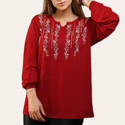 خرید و قیمت بلوز زنانه گلدار چاپی جنس ویسکوز کبریتی