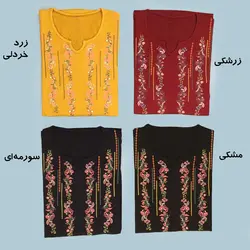 خرید و قیمت بلوز زنانه گلدار چاپی جنس ویسکوز کبریتی