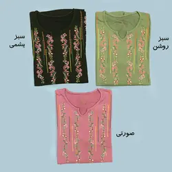 خرید و قیمت بلوز زنانه گلدار چاپی جنس ویسکوز کبریتی