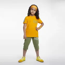 خرید و قیمت ست تیشرت شلوارک پسرانه طرح سِوِن سایز ۵۰ و ۵۵