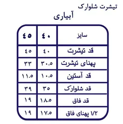 تیشرت و شلوارک دخترانه آبیاری سایز 40 تا 55 | سلام مامانی