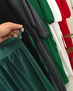 پیراهن ساحلی جنس ابرو بادی کمربند دار | فروشگاه سلام مامانی