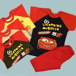 خرید و قیمت تیشرت شلوارک پسرانه طرح مکویین سایز 40 تا 55