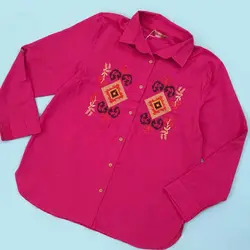 خرید و قیمت تونیک شومیزی گلدوزی طرح لوزی برجسته