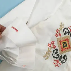 خرید و قیمت تونیک شومیزی گلدوزی طرح لوزی برجسته