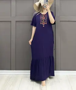 خرید و قیمت پیراهن آستین کوتاه یقه چاپی | سلام مامانی