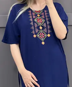 خرید و قیمت پیراهن آستین کوتاه یقه چاپی | سلام مامانی