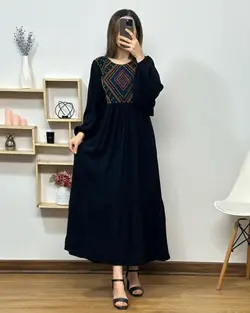 خریدو قیمت پیراهن ساحلی سوزن دوزی