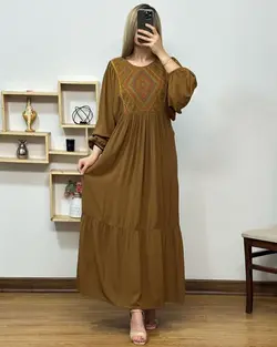 خریدو قیمت پیراهن ساحلی سوزن دوزی