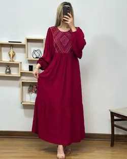 خریدو قیمت پیراهن ساحلی سوزن دوزی