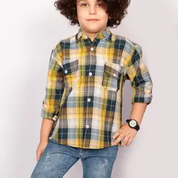 خرید و فروش پیراهن چهارخانه پسرانه از سایز 40 تا 65