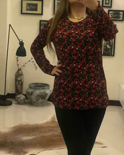 بلوز بهاره گیاهی آستین بلند و آستین کوتاه | بلوز بهاری با ارزانترین قیمت | فروشگاه سلام مامانی