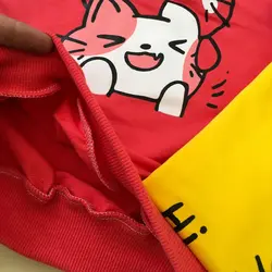 بلوز دخترانه طرح گربه های ملوس سایز 45 تا 55