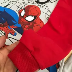 ست بلوز شلوار پسرانه طرح مرد عنکبوتی سایز 40 تا 55