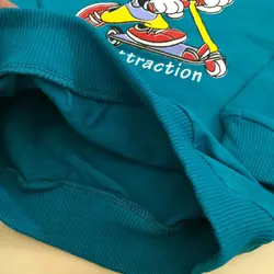 بلوز و شلوار پسرانه خرس اسکوتر سوار سایز 35 تا 45