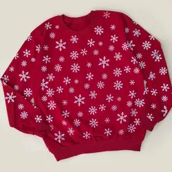 خرید و قیمت بلوز دورس زنانه تمام چاپ دونه برفی