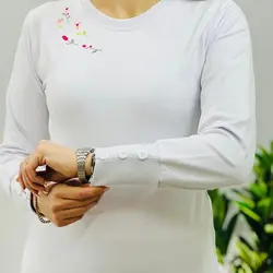 خرید و قیمت بلوز زنانه یقه گلدوزی شده بهاره  | سلام مامانی