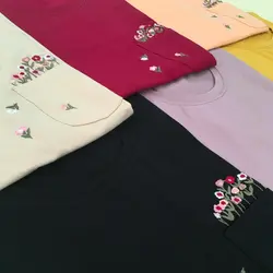 خرید و قیمت تیشرت جیب گلدوزی در 2 سایز | فروشگاه سلام مامانی