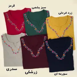 خرید و قیمت بلوز زنانه گلدوزی پیچک  | فروشگاه سلام مامانی