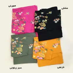 بلوز زنانه آستین پر گل جنس نخ پنبه | سلام مامانی
