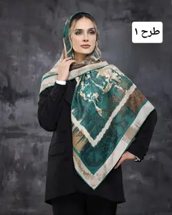خرید و قیمت روسری زنانه مهگل جنس نخی‌ گارزا