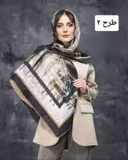 خرید و قیمت روسری زنانه مهگل جنس نخی‌ گارزا