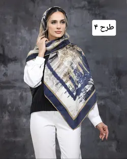 خرید و قیمت روسری زنانه مهگل جنس نخی‌ گارزا