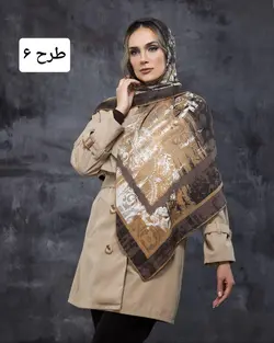 خرید و قیمت روسری زنانه مهگل جنس نخی‌ گارزا